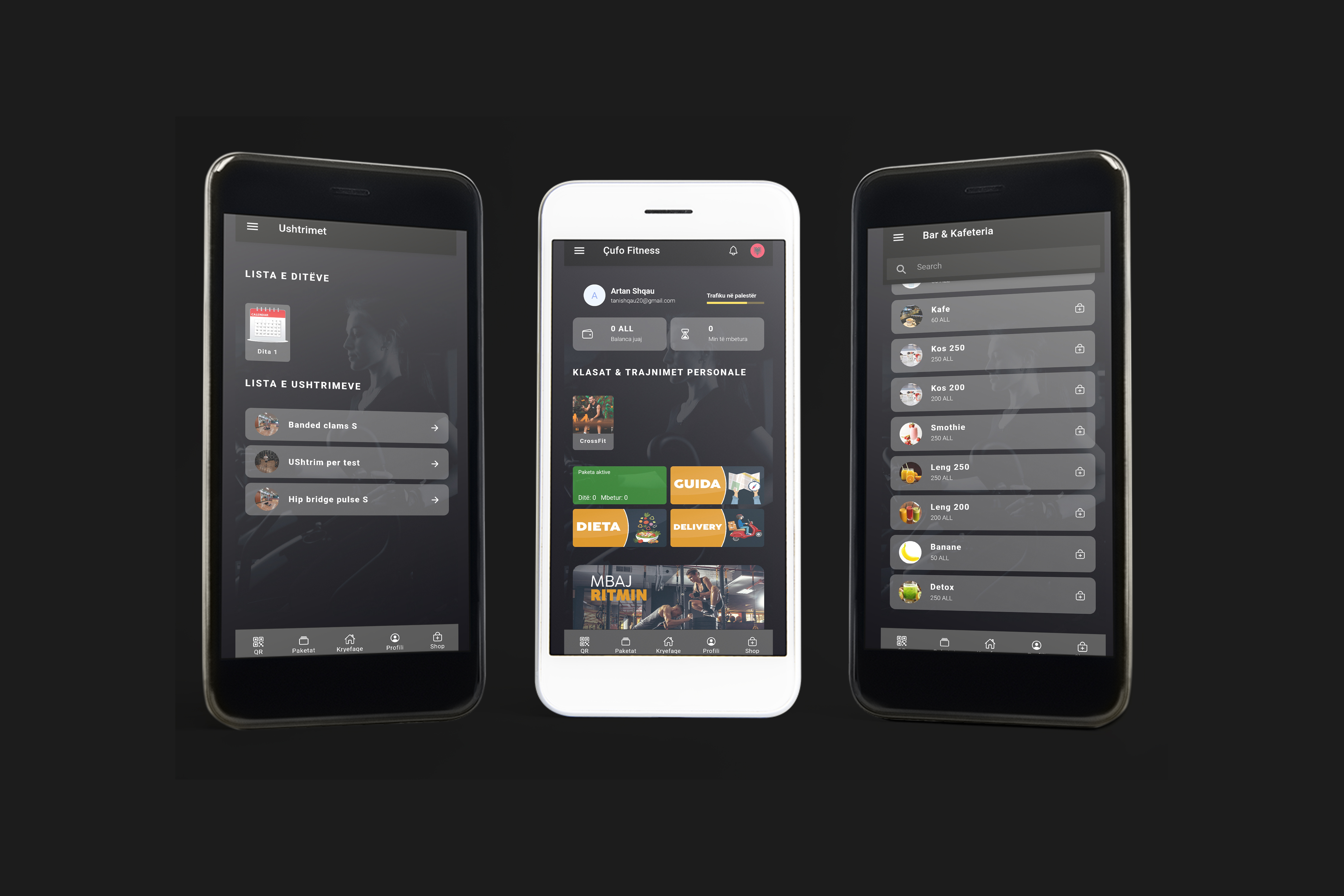 Çufo Fitness Aplikacion Mobile
